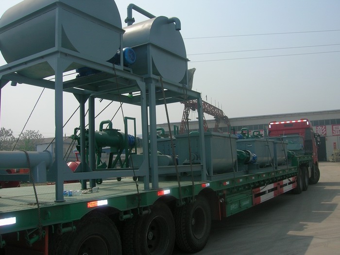 发往新疆塔里木 5万吨全自动有机肥生产线
